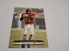 KLIFF KINGSBURY ROOKIE CARD NEW ENGLAND PATRIOTS 2003 FLEER ULTRA. rookie card picture