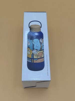 2025 Pokemon Center International Exclusive Psyduck Wooper Quagsire Water Bottle