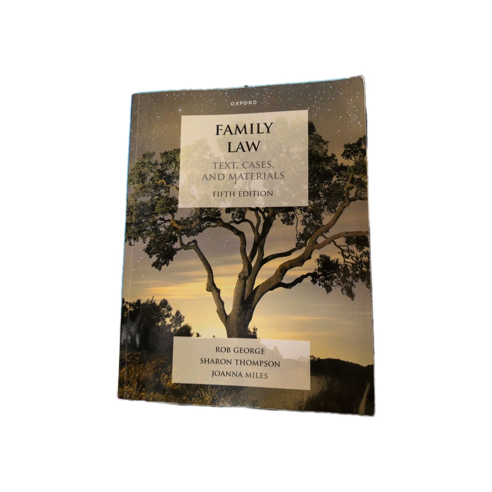 Family Law: Text, Cases, and Materials by Rob George Paperback Book