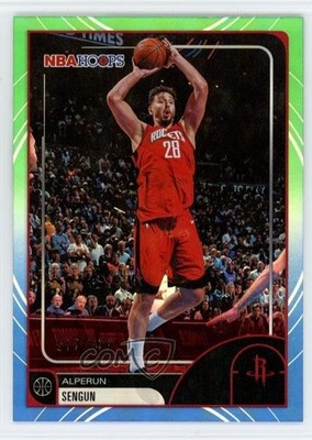 2025-26 Topps NBA Hoops Green & Blue Rainbow /249 Alperen Sengun #111 1gh7