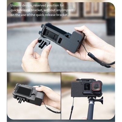 Tragbarer Griffhalter f��r INSTA360 Pro 2 Schnellspanner & komfortable Nutzung