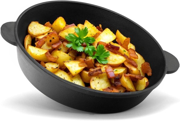 Gusseisen Schmorpfanne 26 Cm Brizoll Pfanne Servierpfanne Bratpfanne Kasserolle-image