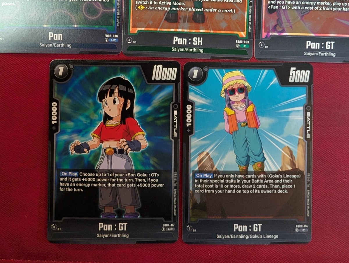 Dragon Ball Super | Fusion World | Pan | Pan:GT | Pan:SH Lot