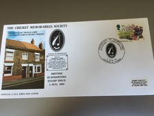 GB STAMPS RARE SOUVENIR COVER 1994 LORDS CRICKET GROUND