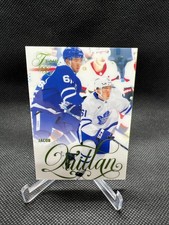 2025-26 FLAIR HOCKEY IMAGE B GREEN 180/349 RC JACOB QUILLAN MAPLE LEAFS #161