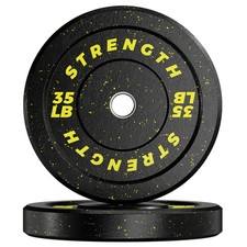 Olympic Bumper Plates Set - 100 Rubber Weight Plates for Barbell Weights