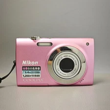Nikon Coolpix S2500 12MP Digital Camera 4x Optical Zoom 100%WORK PINK
