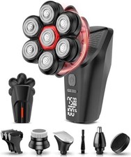 Head Shavers for Bald Men, Electric Razor with LED Display Tornado Black Shaver