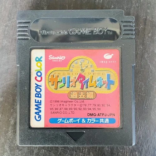 Sanrio Time Net Kako Nintendo Game Boy Color 1998 DMG-ATPJ-JPN Japan Save OK