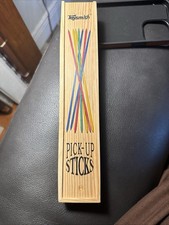 Wood Pick Up Sticks - 41 Piece Classic Game in Wood Box by Toysmith