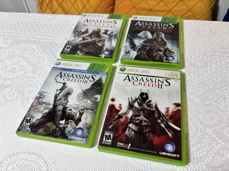 Assassin’s Creed Xbox 360 Lot - II, Brotherhood, Revelations, III - Ubisoft Set - Image 3 of 4