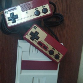 Nintendo Classic Mini Family Computer console CLV-101 Red White USED Japan F/S