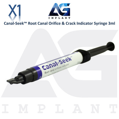 Canal-Seek  Ro0t Canal Orifice Crack Indicator Syringe 3ml Dental Supplies