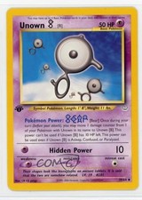 Unown B 1st Ed. Pokemon Neo Revelation #39 2001