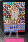 DANILO GALLINARI AUTO Scripts 2021-22 Panini NBA Mosaic PRIZM SC-DGA Hawks