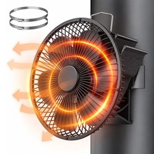 Ventilador de chimenea ventilador de horno ventilador de chimenea distribuidor de aire caliente tubo de horno rejilla