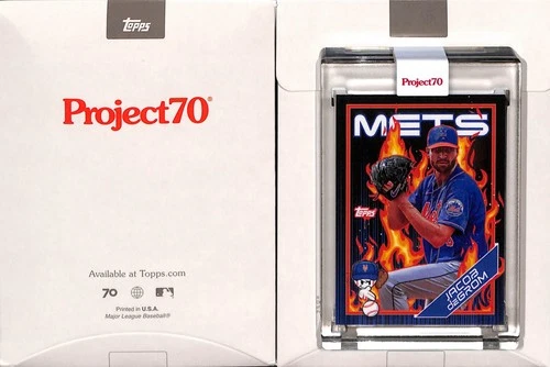 2021 TOPPS PROJECT 70 #800 1988 JACOB DEGROM - NEW YORK METS - SKET ONE