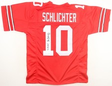 Art Schlichter Signed Ohio State Buckeyes Jersey Inscribed "Go Bucks!" (JSA)