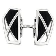 Motorcycle Foot Pegs Pedals Rests Motorbike Highway Mini Floorboards Chrome