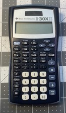 Texas Instruments TI-30X IIS - Scientific Calculator w/Cover - Tested
