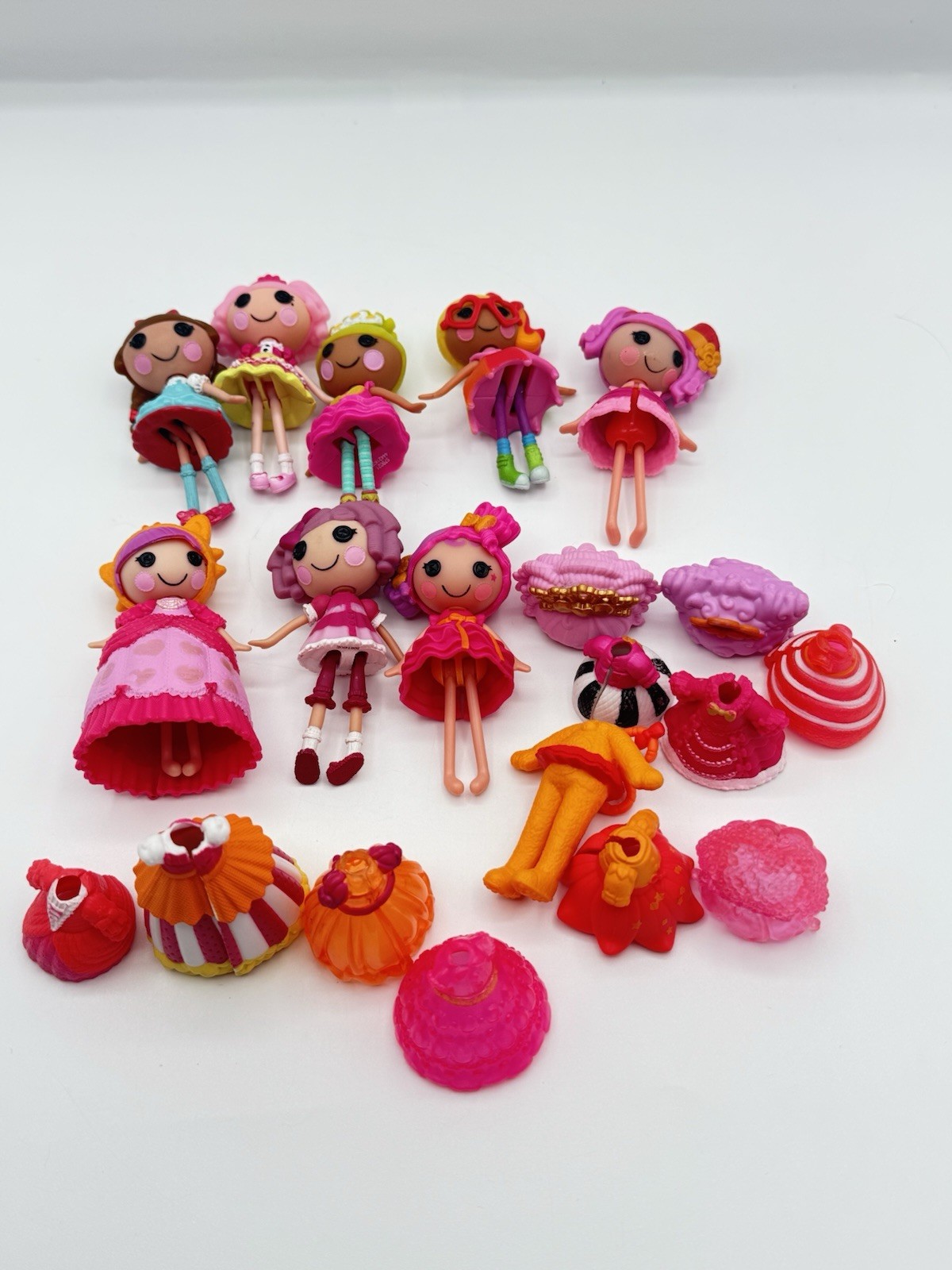 Lot  MGA Lalaloopsy Mini 3" Dolls,  And Accessories Lot 20