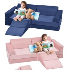Kids Play Couch 12 pcs Modular Kids Play Couch Foam Children's Combination Sofas