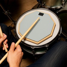 Double Sided Drum Practice Pad Silent Snare Drum Training Kit for Drummers