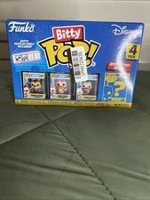 Disney Bitty Pop Funko Collectible Figures Mystery Character 4-Pack