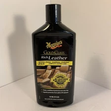 Meguiars G7214 Gold Class Leather Cleaner and Conditioner 14 oz Sealed