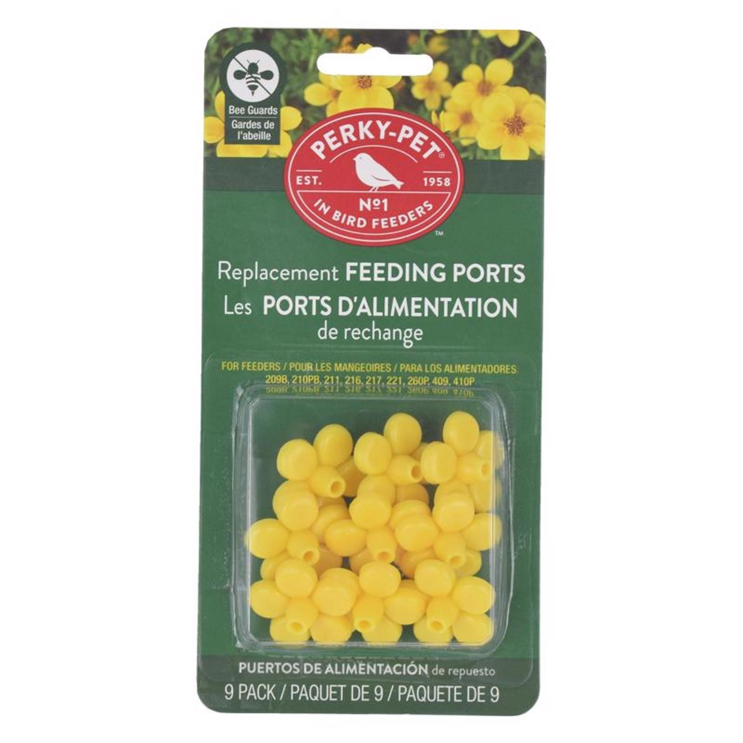 Perky-Pet 202FB Replacement Flower Feeding Ports Bee Guards