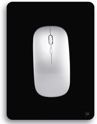 Audimi Small Mouse Pad 6 x 8 Inch, Mini Thick for Laptop Black 