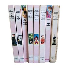 Bibliothèque Rose Lot de 8 Livres Walt Disney, Blyton, Aury, Hachette - Détails