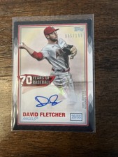 2021 Topps - 70 Years of Baseball Autographs Series 2 David Fletcher Angels