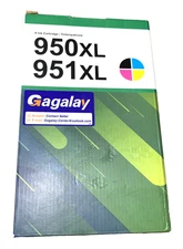 Gagalay 950XL 951XL Ink Cartridges 4 Pack Black Cyan Magenta Yellow