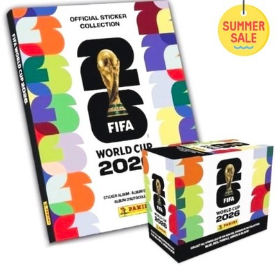 PRESALE Panini FIFA World Cup 2026 Stickers - Hardcover Album + 50 packet BOX