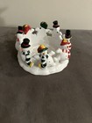 Partylite Frolicking Frosty's 3 Wick Candle Holder P7436 Retired Piece — photo 3