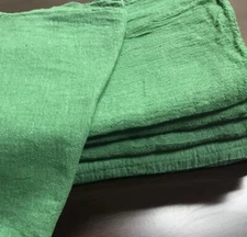 50 new great mechanics shop rags towels green jumbo 13"X14"