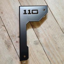 Box Sedile Defender Protettore Angolo S/S Land Rover 110 Logo (per COPPIA)