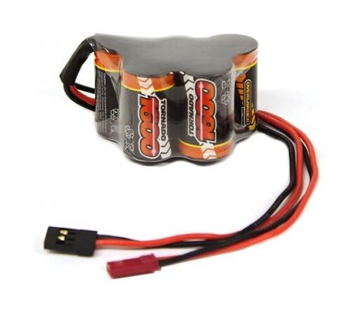 Overlander Super Duty 1600mAh 6v Receiver Hump Pack - Dual Lead 2620