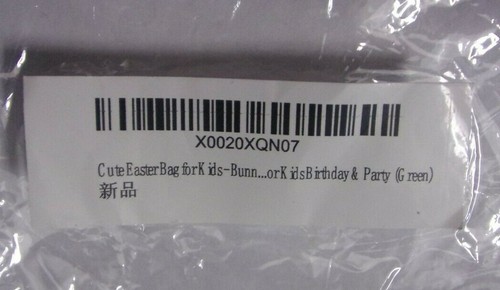 Cute Easter Egg Bag Rabbit Bunny Ear Tote Canvas Gift Bags Fashion Handbag New  - Foto 5 di 5