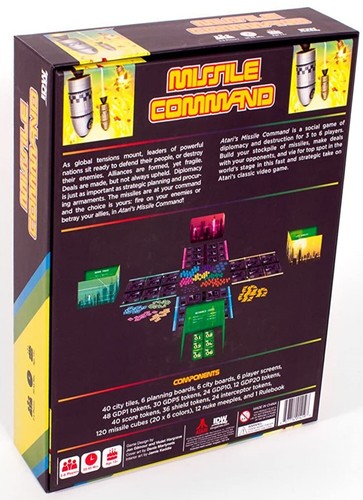 ATARI: MISSLE COMMAND - Classic Arcade Game as Boardgame - IDW Games - EN - Picture 2 of 6