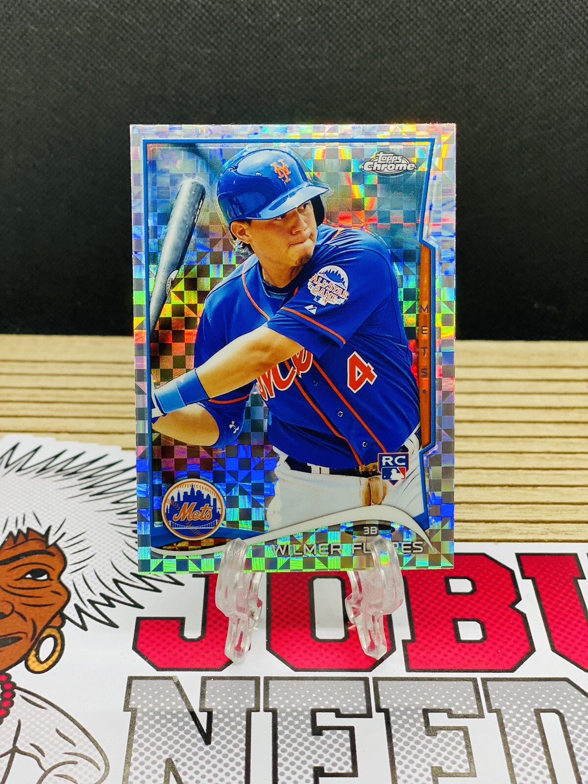 2014 Topps Chrome X-Fractors #67 Wilmer Flores RC