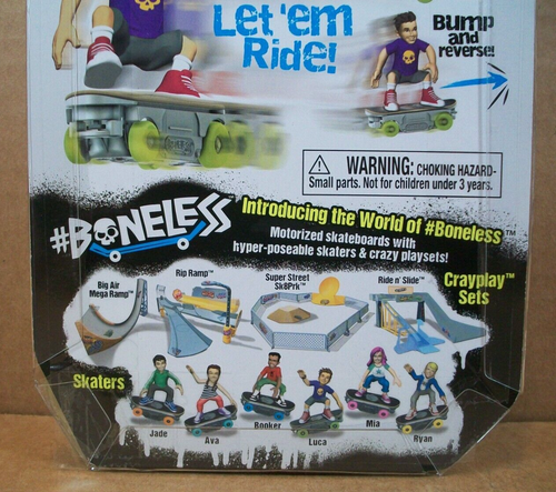 #Boneless Super-Charged Skateboards ~ Modellino LUCA ~ 3,5" ~ Serie 1 ~ Motorizzato - Foto 6 di 7