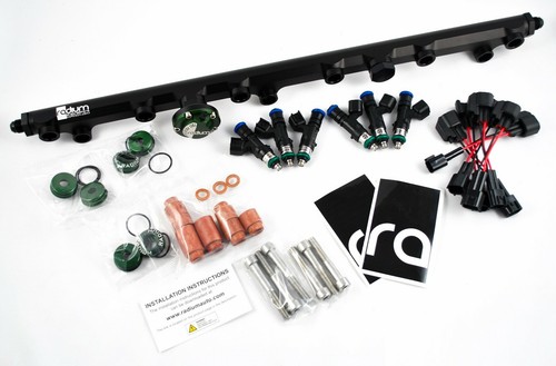 fits Nissan Skyline RB25DET RB25 Bosch ev14 650cc Fuel Injectors Radium rail - Bild 1 von 4