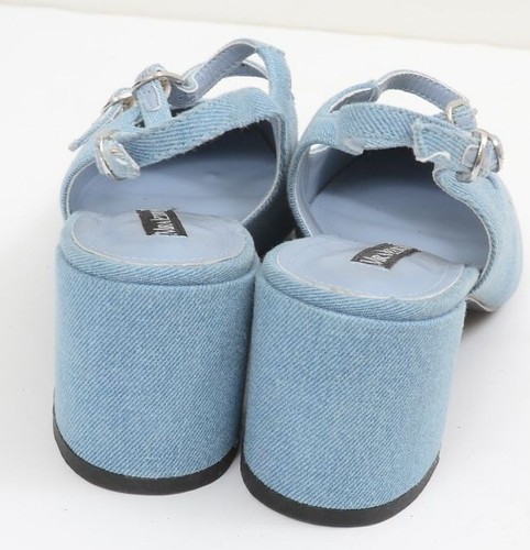 MIRAAZZURRA Mary Janes Pumps Chunky Heel Round Toe Strappy Pumps Women's 9 - Picture 6 of 9