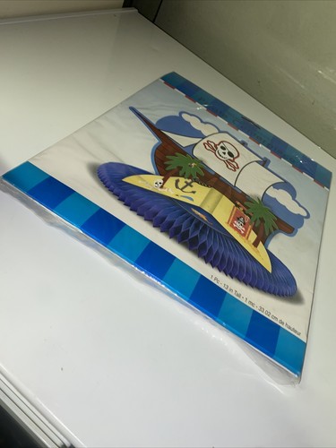 Centrotavola a nido d'ape nave pirata nuovo sigillato - Foto 3 di 3