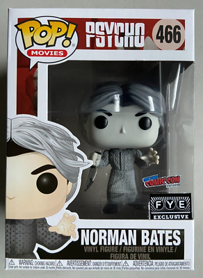 Funko Pop Horror Movies Psycho Norman Bates Black & White 466 FYE