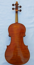 Baroque 4/4 Violin w Case Chin Rest Bridge Handmade Varnish Ebony Pegs 2