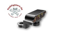 HIGHSIDER LED Blinker mit CNC Spiegelbefestigung TYP 2, schwarz E-gepr Paar