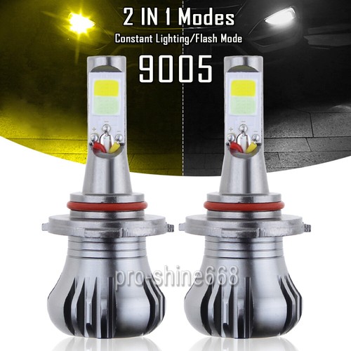 9005 H10 9145 LED Headlight Bulb Kit Fog Daytime DRL Light 3K 6K Dual Color Mode - Picture 11 of 11